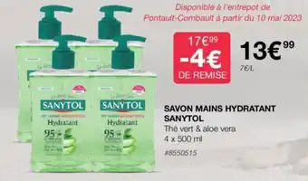 SAVON MAINS HYDRATANT SANYTOL