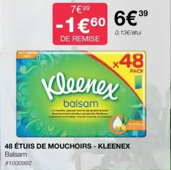 Costco 48 ÉTUIS DE MOUCHOIRS - KLEENEX offre