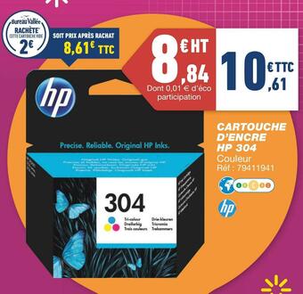 Bureau Vallée CARTOUCHE D’ENCRE 304 offre