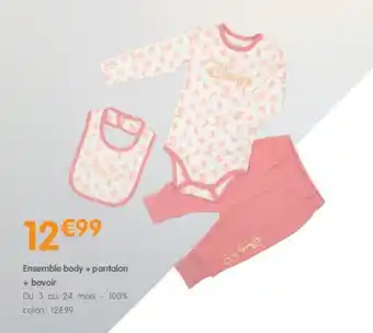 Ensemble body + pantalon