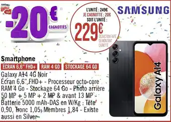 Géant Casino Smartphone offre