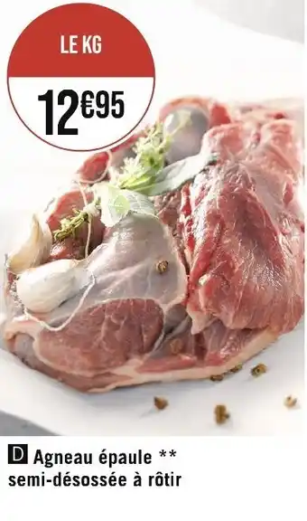 Géant Casino Agneau épaule semi-désossée à rôtir offre
