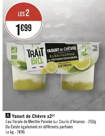 Yaourt de Chèvre x2()