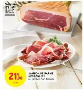 Jambon De Parme Negroni