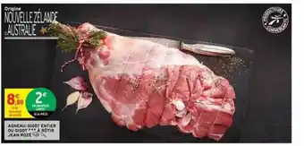 Intermarché Agneau : Gigot Entier Ou Gigot à Rôtir Jean Rozé offre
