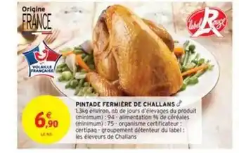 Pintade Fermière De Challans Label Rouge