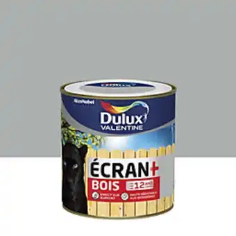 Castorama Peinture bois extérieur ecran+ bois dulux valentine satin gris franc 0,5l offre
