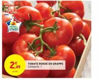Intermarché Tomate Ronde En Grappe offre