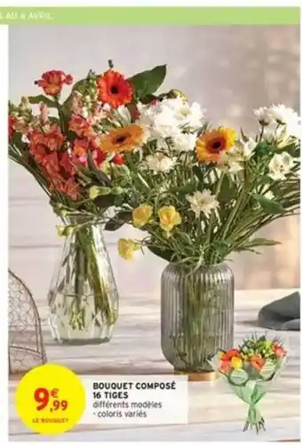 Intermarché Bouquet Composé 16 Tiges offre