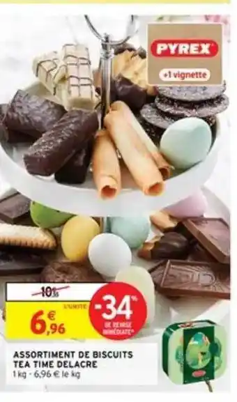 Intermarché Assortiment De Biscuit Tea Time Delacre offre