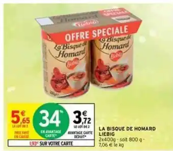 Intermarché La Bisque De Homard Liebig offre