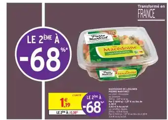 Intermarché Macédoine De Légumes Pierre Martinet offre