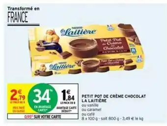 Intermarché Petit Pot De Crème Chocolat La Laitière Nestlé offre