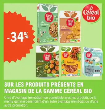 E.Leclerc SUR LES PRODUITS PRÉSENTS EN MAGASIN DE LA GAMME CÉRÉAL BIO offre