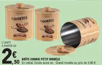 E.Leclerc BOÎTE COOKIE PETIT MODÈLE offre
