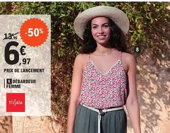 E.Leclerc 8 DÉBARDEUR FEMME offre