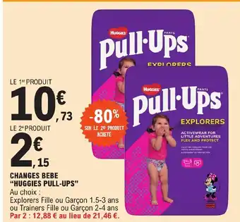 E.Leclerc CHANGES BEBE "HUGGIES PULL-UPS" offre