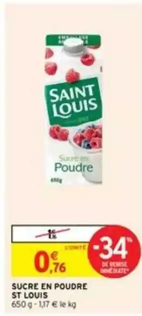 Sucre En Poudre St Louis