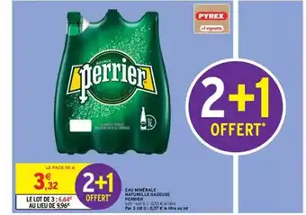 Eau Minérale Naturelle Gazeuse Perrier