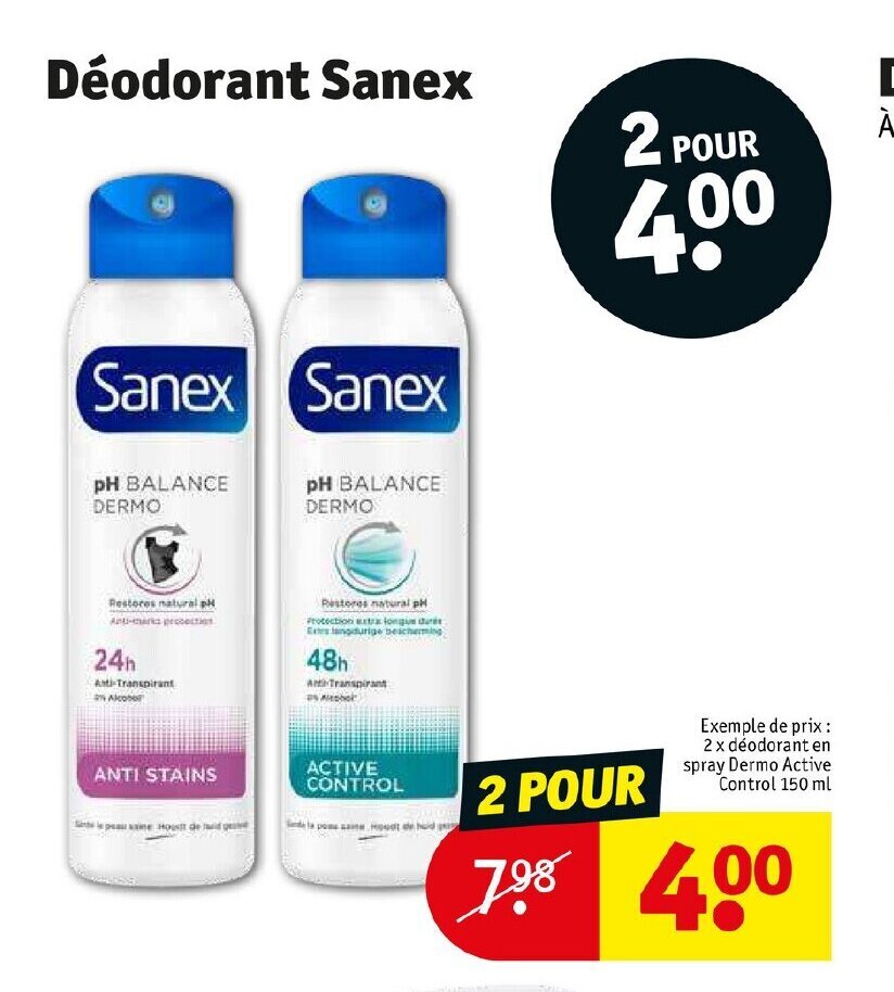Promo Déodorant Sanex chez Kruidvat
