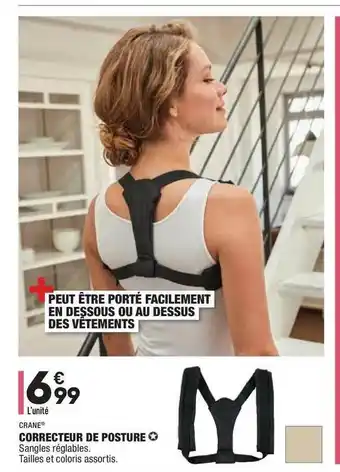 ALDI Correcteur De Posture Crane offre