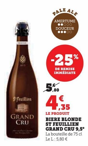 U Express Biere blonde st feuillien grand cru 9,5° offre