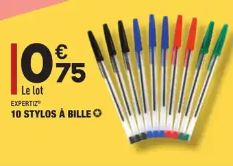 ALDI 10 Stylos à Bille offre