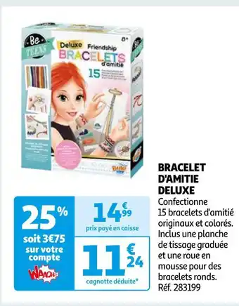 Auchan Deluxe bracelet d'amitie offre