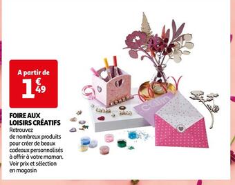 Auchan Foire aux loisirs créatifs offre