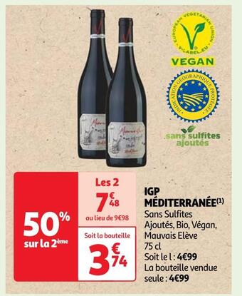Auchan Igp méditerranée offre