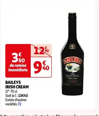 Auchan Baileys baileys irish cream offre