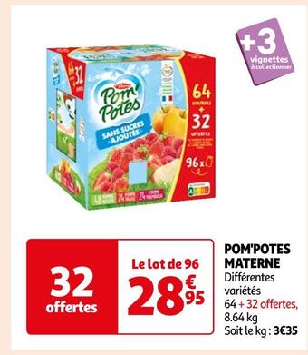 Auchan Materne pom'potes offre