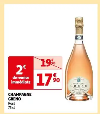 Auchan Greno champagne offre
