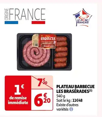 Auchan Les brasérades plateau barbecue offre