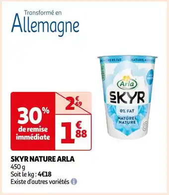 Auchan Arla skyr nature offre