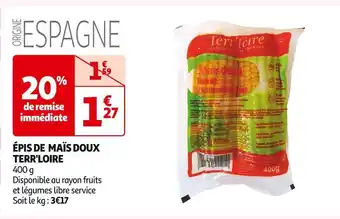 Terr'loire épis de maïs doux