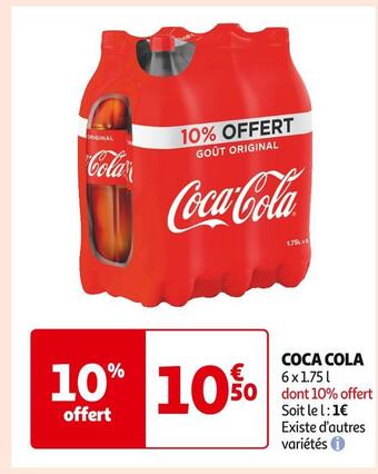 Auchan Supermarché Coca cola coca cola offre