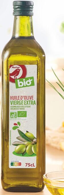 Auchan Supermarché Auchan bio huile d'olive extra vierge offre