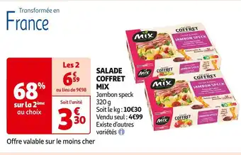 Auchan Supermarché Mix salade coffret mix offre