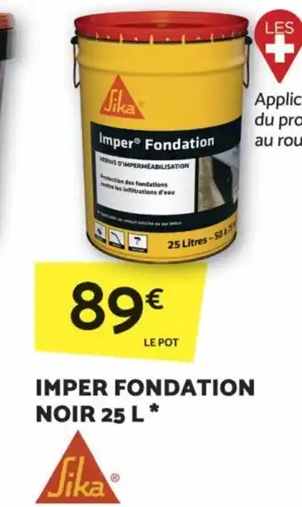 Bricomarché IMPER FONDATION NOIR 25 L * offre