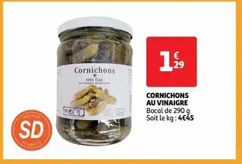 Auchan Cornichons au vinaigre offre