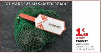 Super U Avocat offre