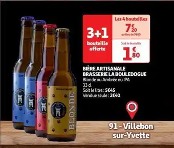 Auchan Bière artisanale brasserie la bouledogue offre