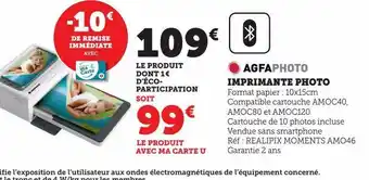 Super U Imprimante photo agfa offre