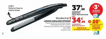 Lisseur aqualisse extreme remington