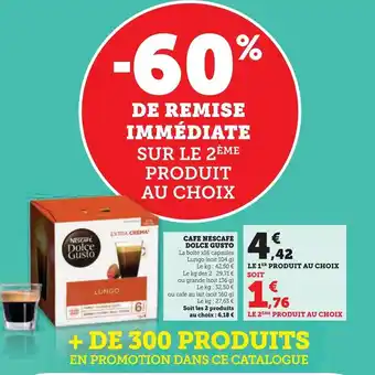 Cafe nescafe dolce gusto