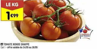 Tomate ronde grappe
