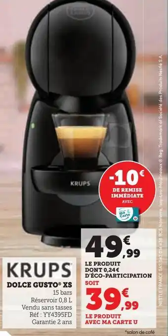 Dolce gusto xs