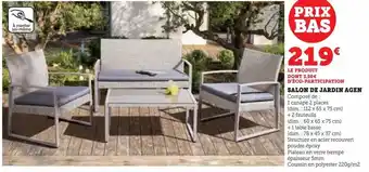 Hyper U Salon de jardin agen offre