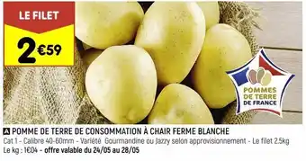 Leader Price Pommes de terre de consommation à chair ferme blanche offre